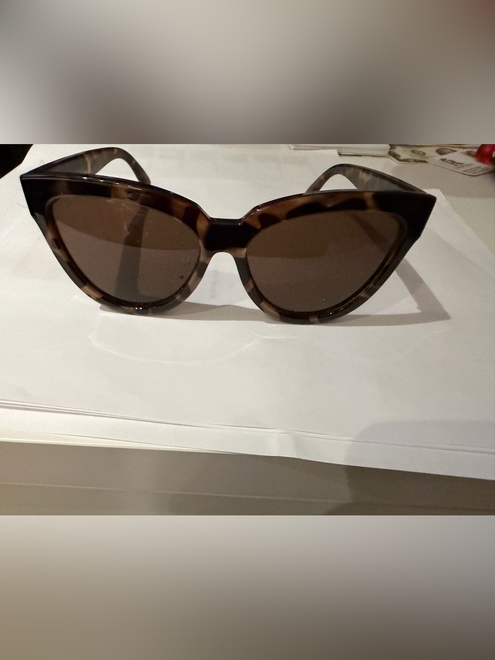 Le Specs Liar Lair Tortoiseshell Cat Eye Sunglasses